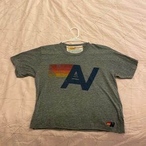 Aviator Nation women’s cropped t-shirt - size M - color grey - gently used